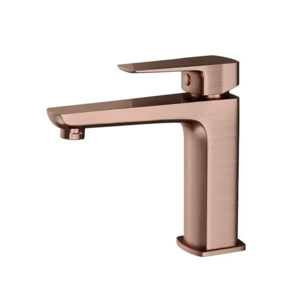 TAGUS HEDRON Rose Gold Basin Mixer
