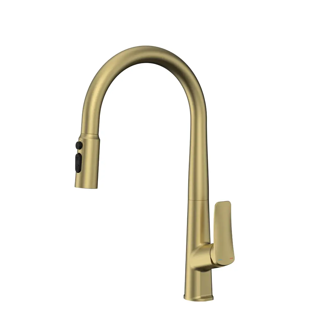 TAGUS- LUIS series brass sink mixer with Gold