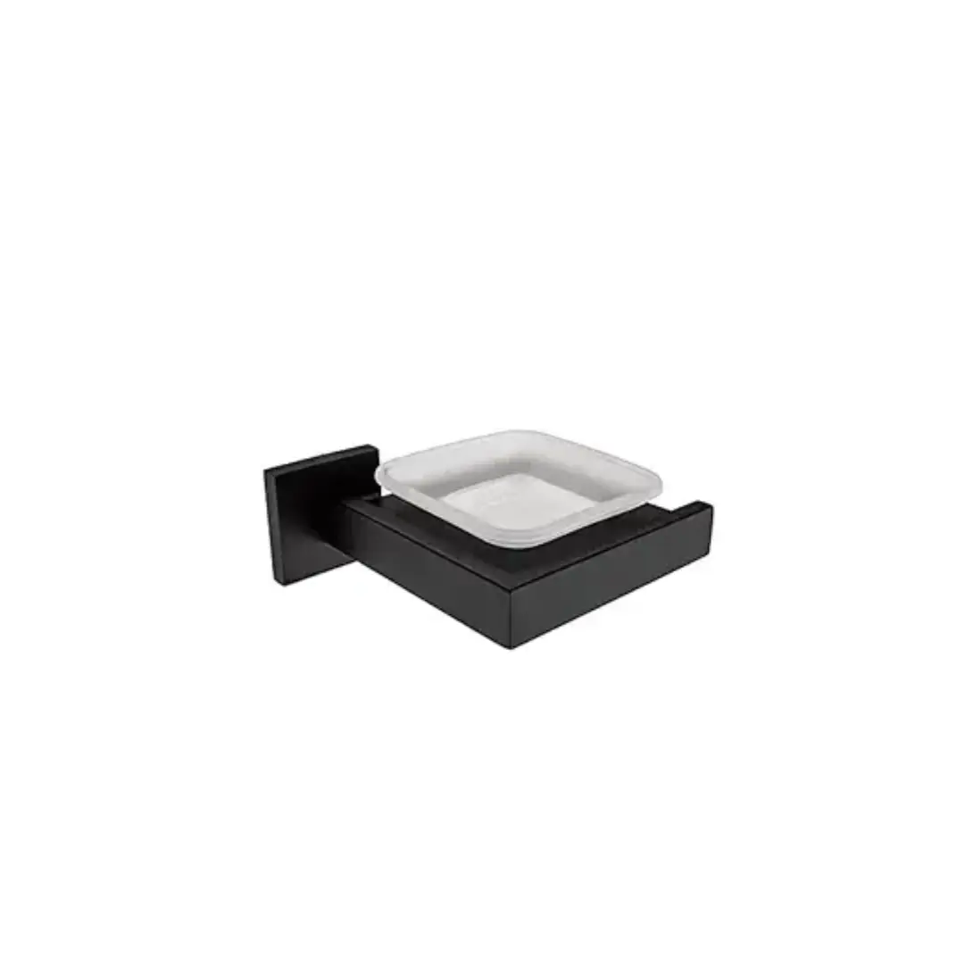 TAGUS SIYAH SERIES Soap Dish Black Matt Finish