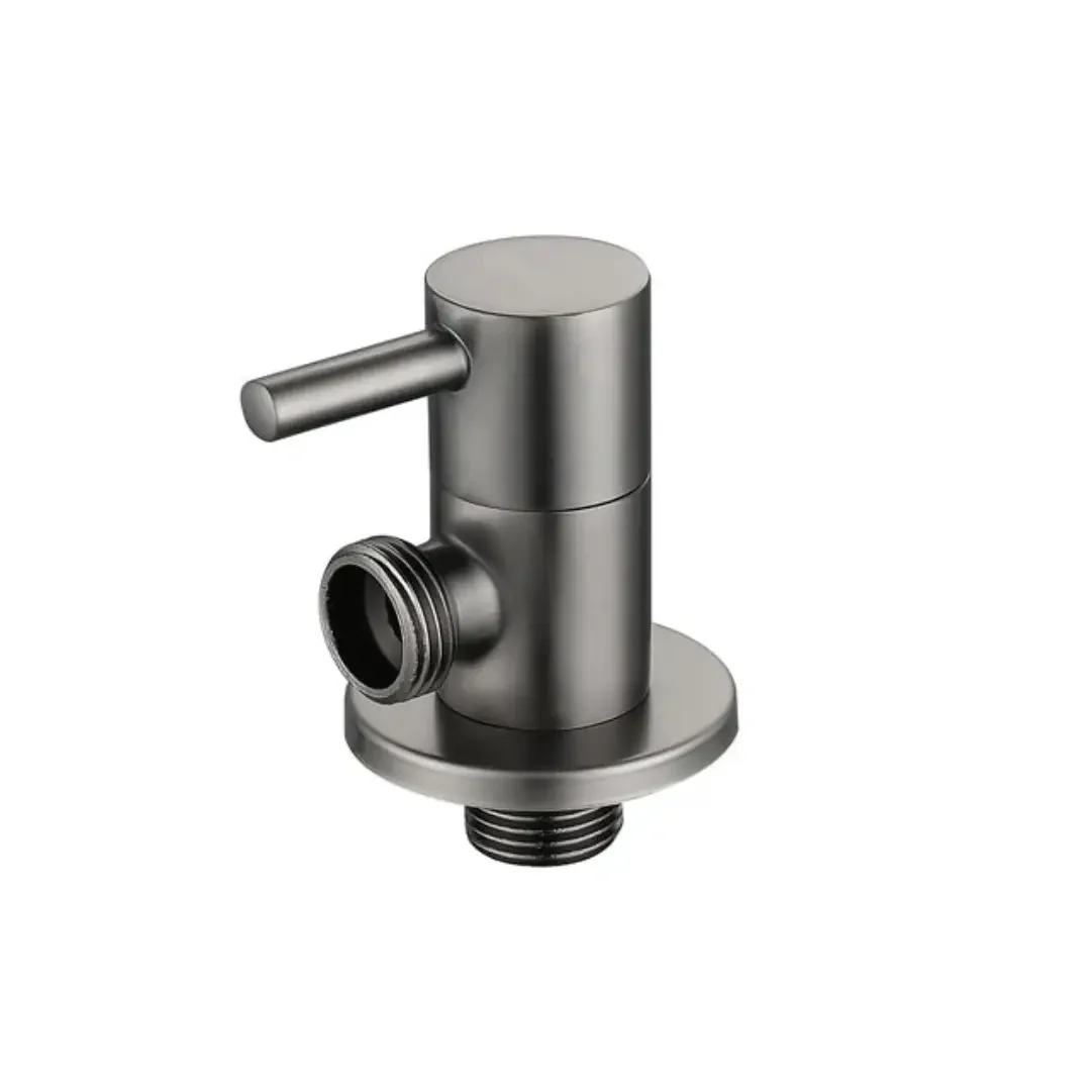 Brass Angle Valve with Graphite Finish