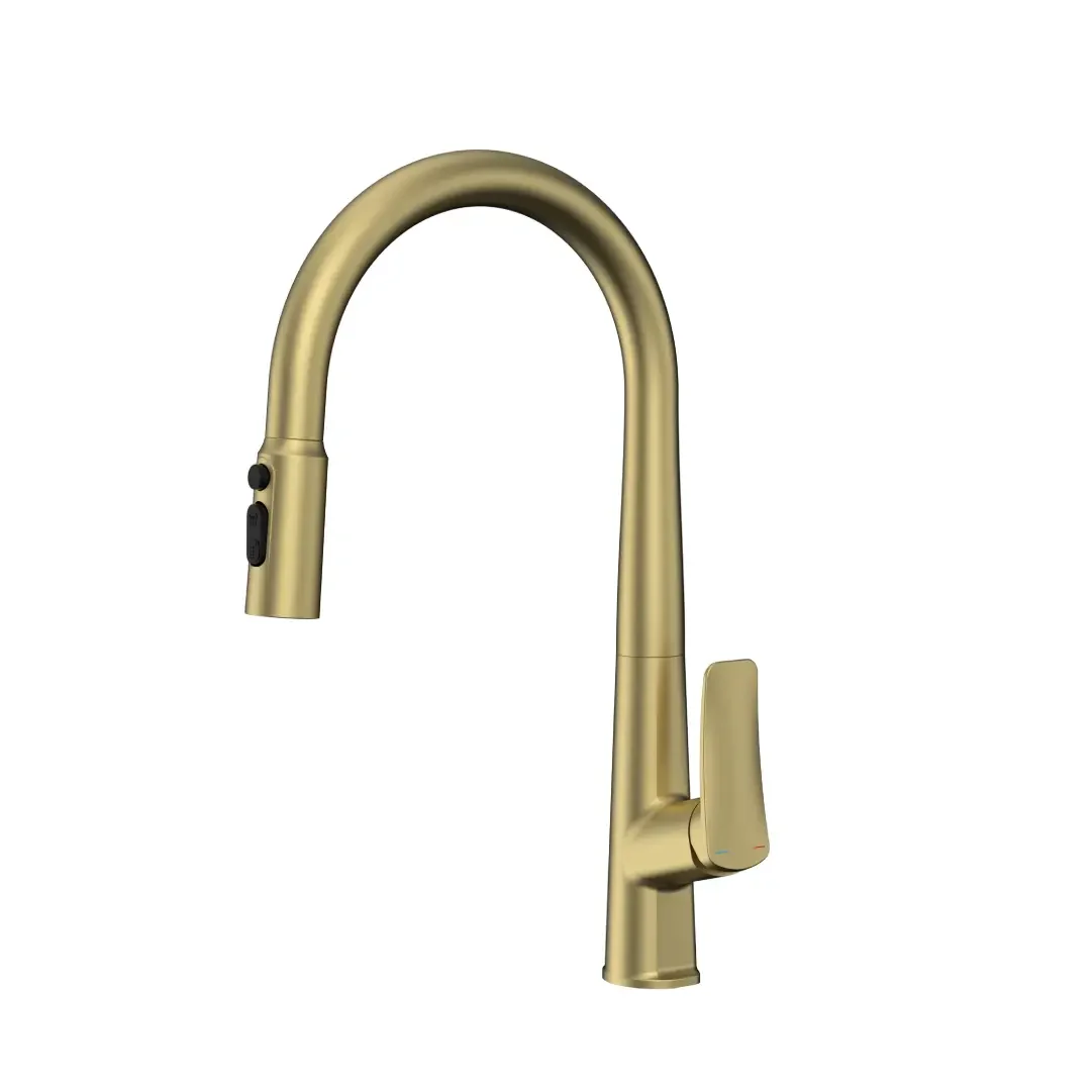 TAGUS- LUIS series brass sink mixer with Gold