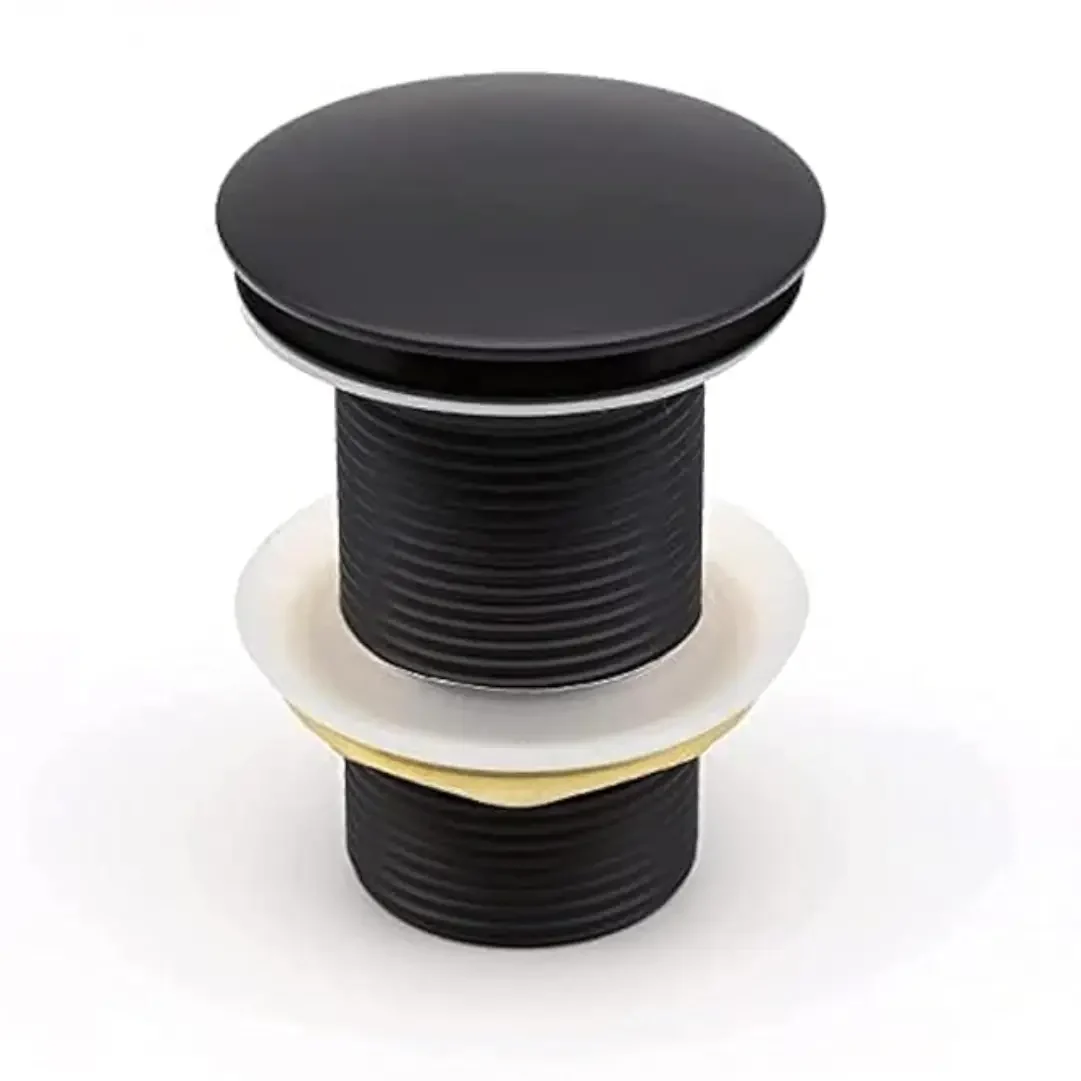 TAGUS pop-up waste in sophisticated Black Matt